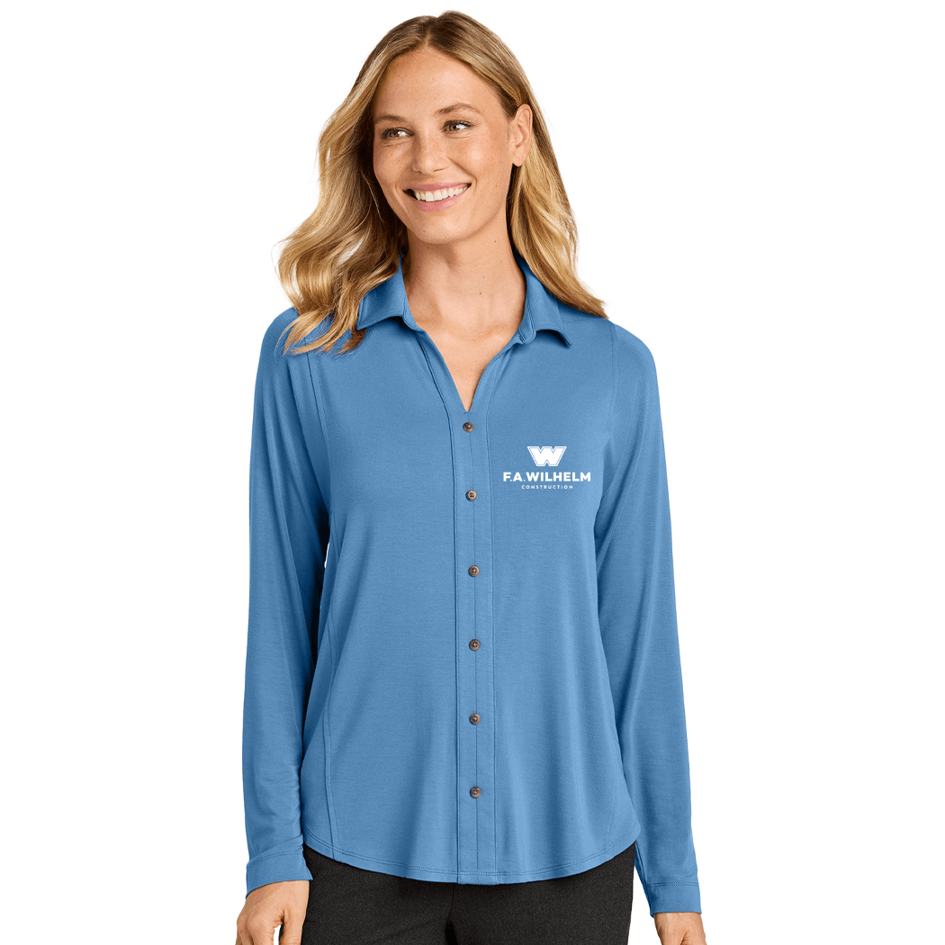 Port Authority® Women’s Luxe Knit Button Tunic